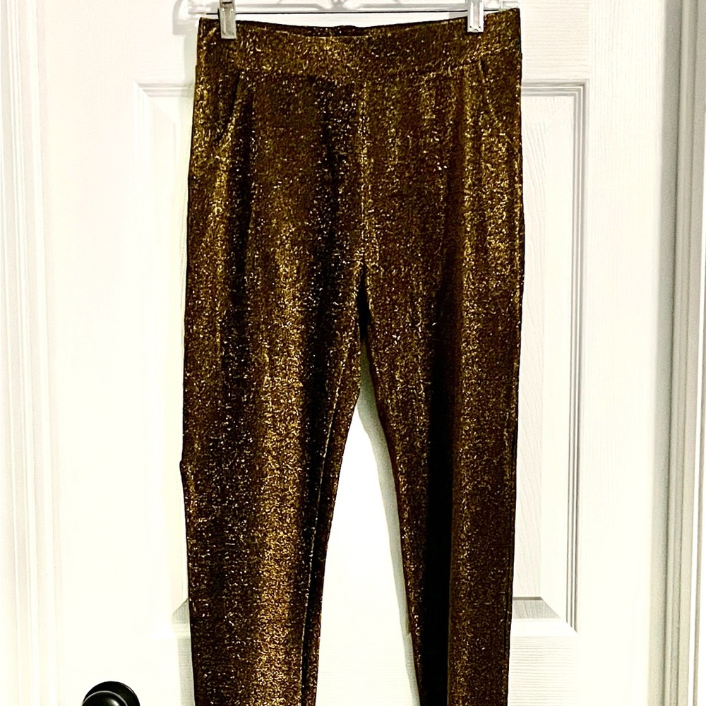 Shimmering Brown Pants